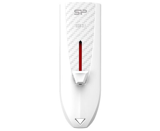  USB-флешка Silicon Power Blaze B25 SP064GBUF3B25V1W, 64Gb USB 3.2, Белый 