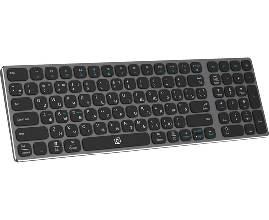  Клавиатура OKLICK K767W серый/черный 