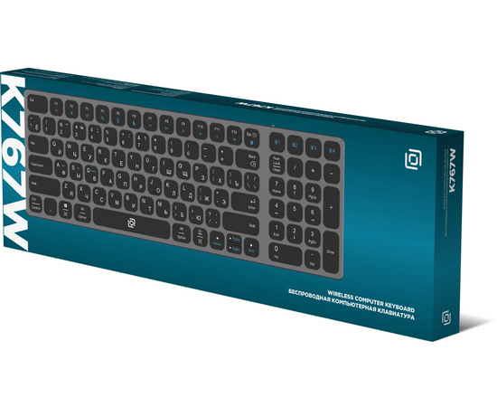 Клавиатура OKLICK K767W серый/черный 