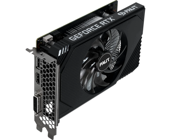  Видеокарта PALIT Nvidia GeForce RTX 3050 6 Гб (NE63050018JE-1072F) GDDR6 96 бит PCI-E 4.0 GPU 1042 МГц 1xHDMI 1xDisplayPort 
