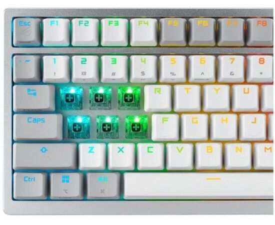  Клавиатура ASUS M701 Rog Azoth (90MP031A-BKRA11) NXSW/RU/PBT/WHT KB, Rog NX Mechanical, PBT, WHT 