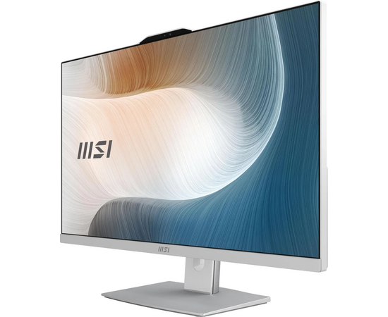  Моноблок MSI Modern AM272P 1M-685XRU (9S6-AF8232-1022) 27" Full HD Core 7 150U (1.8) 32Gb SSD1Tb Graphics noOS 120W клавиатура мышь Cam белый 