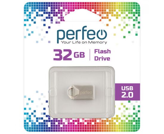  Флешка Perfeo USB 32GB M10 Метал. корпус 