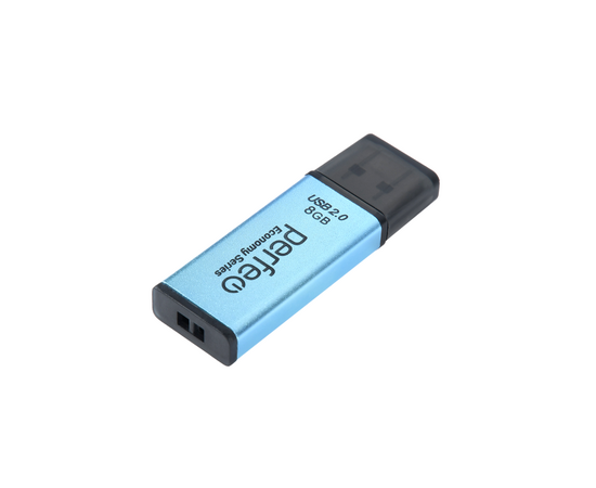  Флешка Perfeo 8GB E03 Голубая economy series 