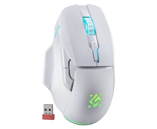  Мышь оптическая беспроводная Defender Stix GM-009 500мАч,3200dpi, игровая (white) (237341) 