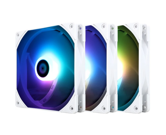  Кулер Thermalright TL-C14W-Sx3 (140x140x26mm, 4-pin PWM, ARGB, 74.3CFM, 26.6dBA, 1500RPM, White) 