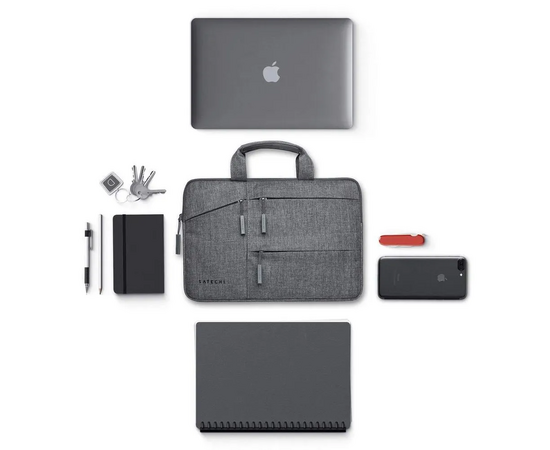  Сумка Satechi ST-LTB13 Water-Resistant Laptop Carrying Case Нейлон, Серый 