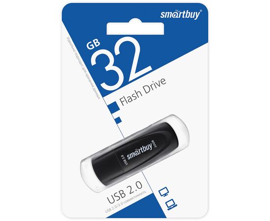  Флэш накопитель USB 32 Гб Smart Buy Scout 3.0 (black) (224727) 