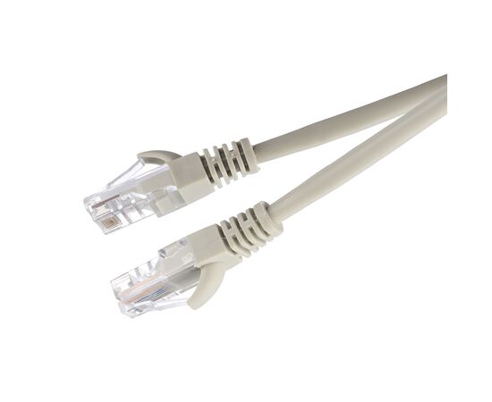  Патч-корд GoPower RJ-45 (m)-RJ-45 (m) 20.0м кат.5е ПВХ 26AWG CCA серый Premium Zip-Lock c подвесом 