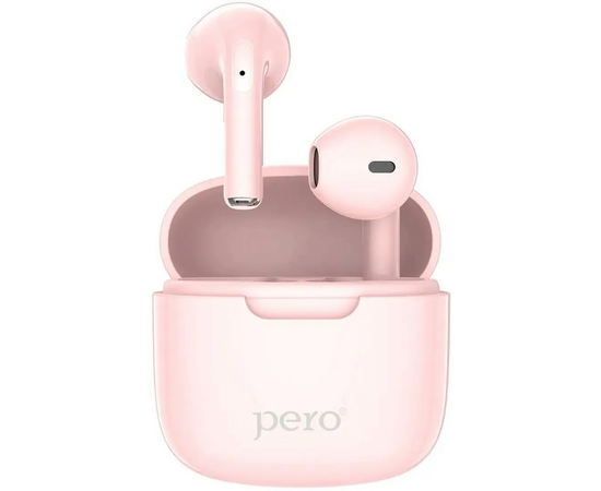  Наушники беспроводные PERO TWS05 Colorful (PTWS05CP) Coral Pink 