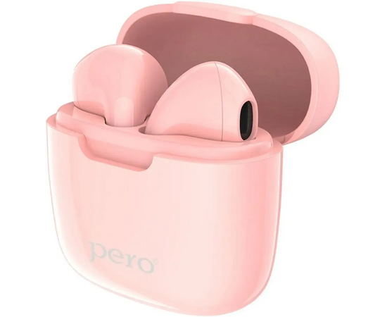  Наушники беспроводные PERO TWS05 Colorful (PTWS05CP) Coral Pink 