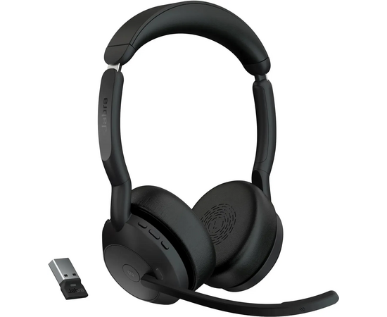 Гарнитура Jabra Evolve2 55 Link380a MS (25599-999-999) черный накладные, Bluetooth 