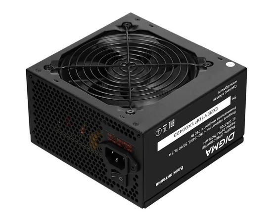  Блок питания Digma DPSU-750W-WH 80 Plus White ATX 750W (20+4pin) APFC 120mm fan 6xSATA RTL 
