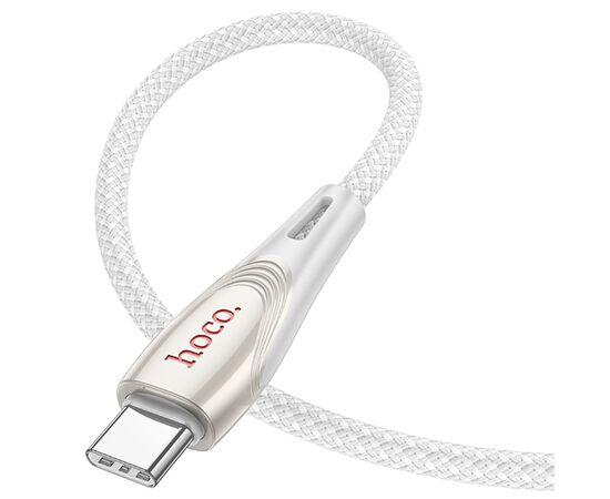  Кабель USB-C HOCO U133 Monte Type-C - Type-C, 3A, 60W, 1.2 м, серый 