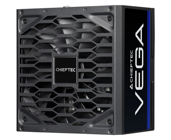  Блок питания Chieftec Vega PPG-750-S (ATX 3.1, 750W, 80 Plus Gold, Active PFC, 135mm fan, Gen5 PCIe) Retail 