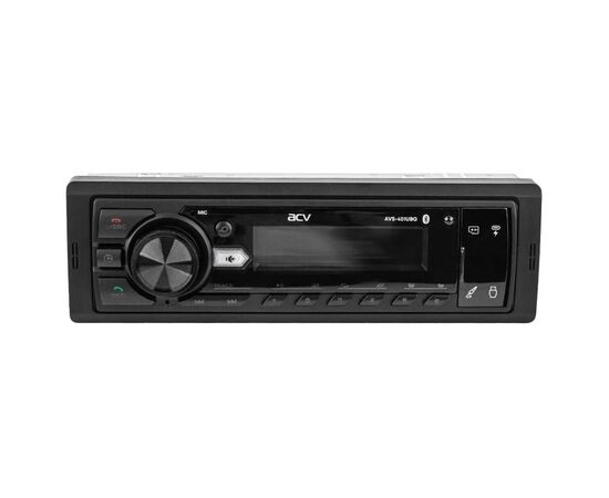  Автомагнитола ACV AVS-401UBG (1din/База 36мм/зеленая/Bluetooth/USB/TYPE-C/AUX/SD/FM/4*50) 