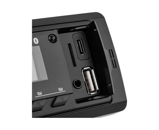  Автомагнитола ACV AVS-401UBG (1din/База 36мм/зеленая/Bluetooth/USB/TYPE-C/AUX/SD/FM/4*50) 