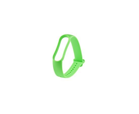  Ремешок силиконовый для смарт-часов Xiaomi Mi Band 3/4 салатовый (Ксиоми Ми Бэнд 3 4) 
