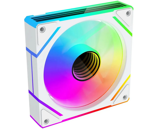  Вентилятор Bloody BD-CF120ARGB2 LCD ARGB (BD-CF120ARGB2-WH) 120х120x25 белый 4-pin 26дБ (упак. 1шт) Ret 