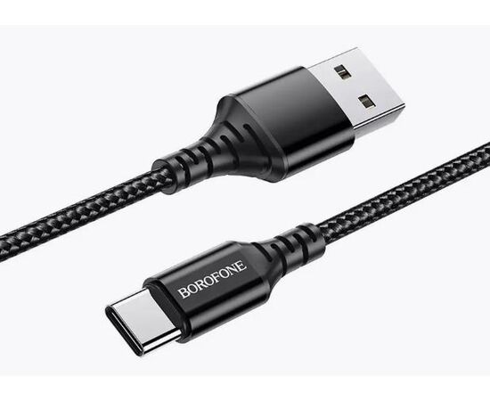  BOROFONE BX54/ USB кабель Type-C/ 1m/ 2.4A/ Нейлон/ Black 