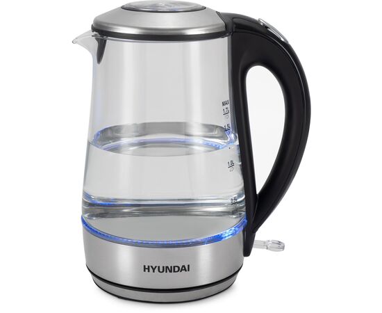  Электрочайник Hyundai HYK-G8406 1.7л. прозрачный/черный 