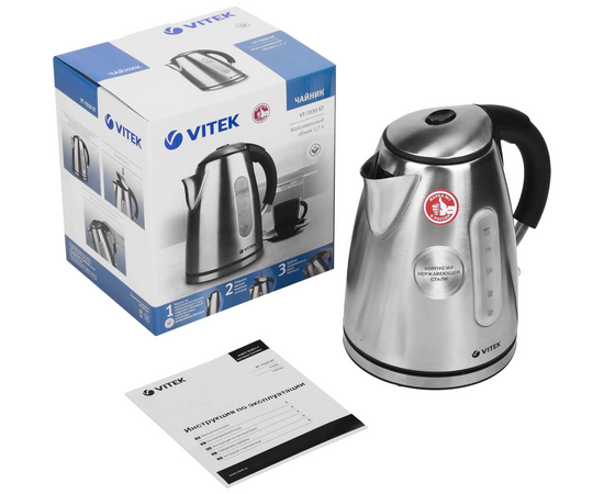  Электрочайник Vitek VT-7030 ST стальной 
