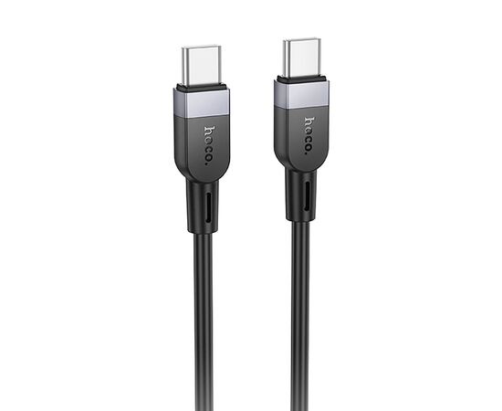  Кабель Type-C - Type-C Hoco X109 PD 60W 100см 3A  (black) (236095) 
