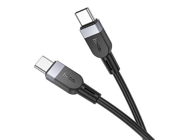  Кабель Type-C - Type-C Hoco X109 PD 60W 100см 3A  (black) (236095) 
