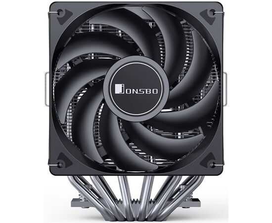  Кулер JONSBO CR-3000E LGA1700/1200/115X/AM5/AM4 (TDP 260W, PWM, 2 x 120mm Black Fan, 7 тепловых трубок, 4-pin) Retail 