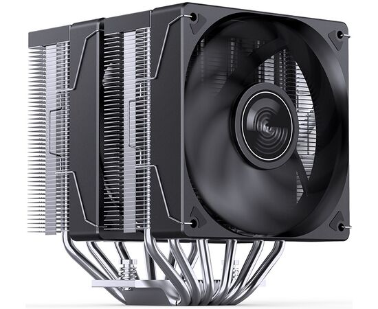  Кулер JONSBO CR-3000E LGA1700/1200/115X/AM5/AM4 (TDP 260W, PWM, 2 x 120mm Black Fan, 7 тепловых трубок, 4-pin) Retail 