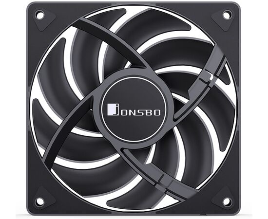  Кулер JONSBO CR-3000E LGA1700/1200/115X/AM5/AM4 (TDP 260W, PWM, 2 x 120mm Black Fan, 7 тепловых трубок, 4-pin) Retail 