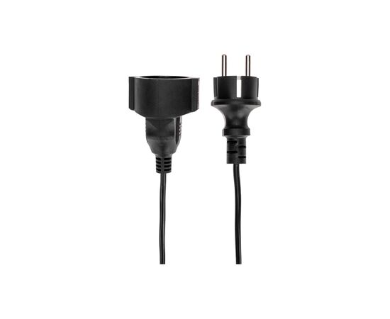  Удлинитель силовой PROconnect PROc-Uc 13-4909 2x0.75кв.мм 1розет. 10м ПВС 6A без катушки черный 