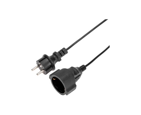  Удлинитель силовой PROconnect PROc-Uc 13-4909 2x0.75кв.мм 1розет. 10м ПВС 6A без катушки черный 