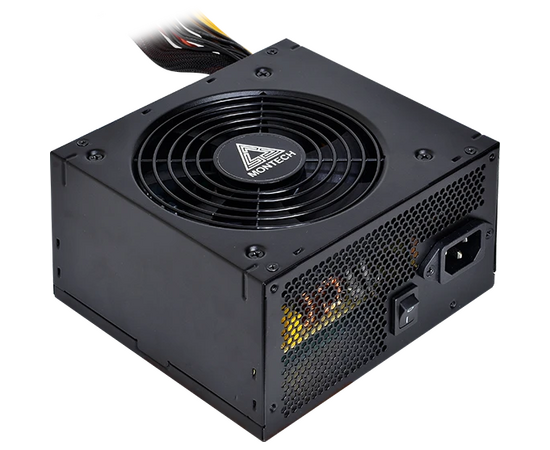  Блок питания Montech Beta 550W / ATX 2.43, APFC, 80 Plus Bronze, Japan main caps, 120mm fan, non-modular 