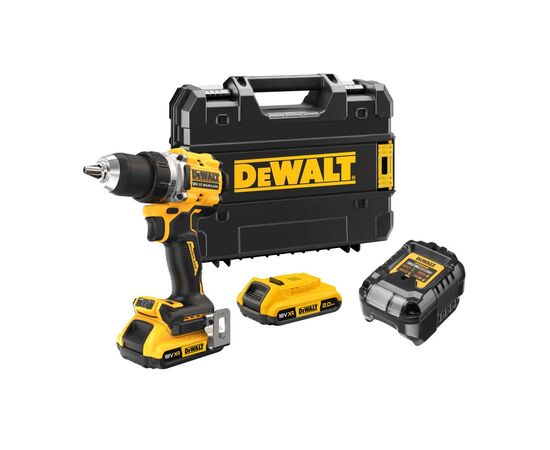  Дрель-шуруповёрт Dewalt 20 В XR (DCD800D2T) бесщеточная, 2 АКБ+ЗУ XR Li-Ion 