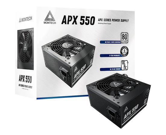  Блок питания MONTECH APX 550 (XWYA11-550), 550Вт, 120мм, retail 