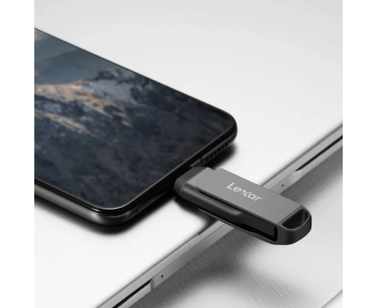  USB-флешка Lexar 2-in-1 (LJDD400032G-BNQNG) 32GB USB 3.1 USB C, OTG, USB 3.1/Type-C, металл/пластик, 100 MB/s 