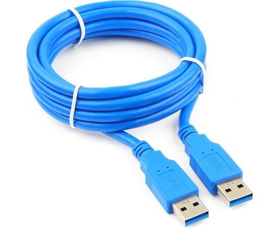  Кабель Gembird Cablexpert CCP-USB3-AMAM-6 Pro, AM/AM, 1.8м, экран, синий 