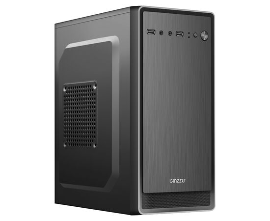  Корпус Ginzzu B180 2*USB 2.0,AU w/o PSU 