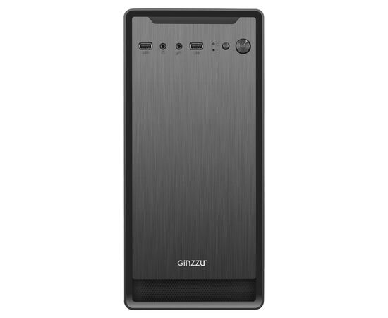  Корпус Ginzzu B180 2*USB 2.0,AU w/o PSU 