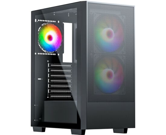  Корпус ACD Citadel 106 (AH-TC6GA-0000) ATX, Black, USB3.0*1, USB*2+HD audio,1*12cm ARGB rear+2*14cm ARGB front ,TG 