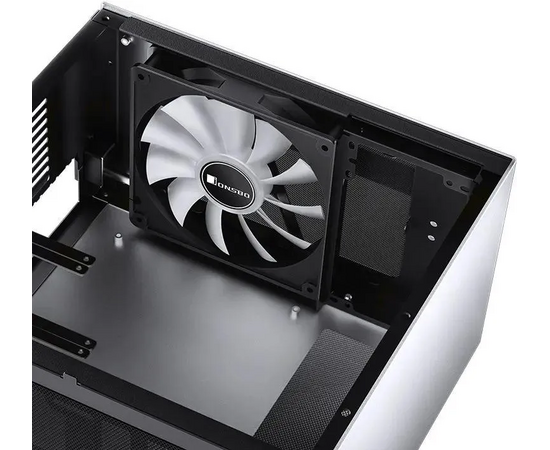  Корпус Jonsbo T8 Plus Silver без БП, боковые панели из закаленного стекла, mini-ITX, серебристый 