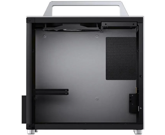  Корпус Jonsbo T8 Plus Silver без БП, боковые панели из закаленного стекла, mini-ITX, серебристый 