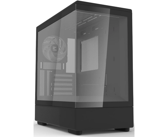  Корпус ZALMAN P10, mATX, Black, Window, 2x3.5", 3x2.5", 1xUSB Type-C, 1xUSB3.0, Rear 1x120mm ARGB 