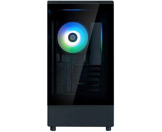  Корпус ZALMAN P10, mATX, Black, Window, 2x3.5", 3x2.5", 1xUSB Type-C, 1xUSB3.0, Rear 1x120mm ARGB 