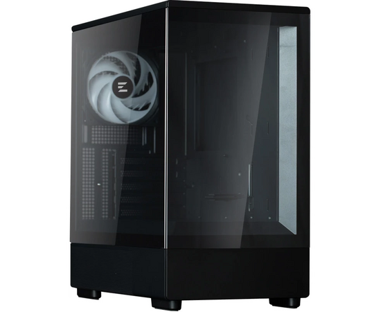  Корпус ZALMAN P10, mATX, Black, Window, 2x3.5", 3x2.5", 1xUSB Type-C, 1xUSB3.0, Rear 1x120mm ARGB 