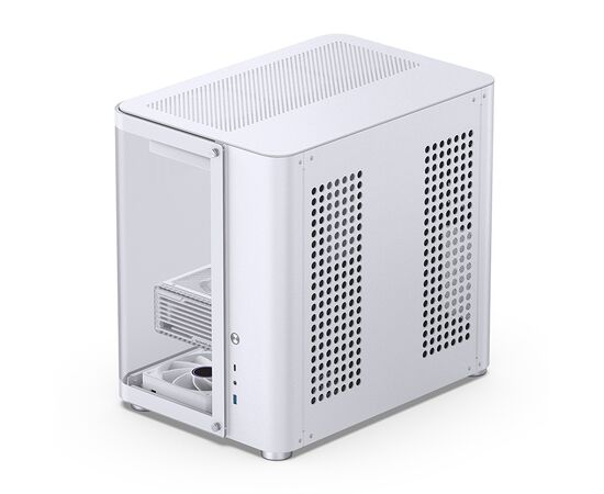  Корпус JONSBO TK-2 2.0 White без БП, mini-ITX, micro-ATX, ATX, белый 