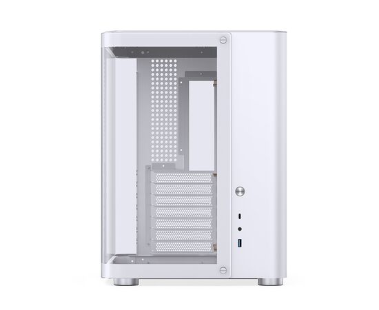  Корпус JONSBO TK-2 2.0 White без БП, mini-ITX, micro-ATX, ATX, белый 