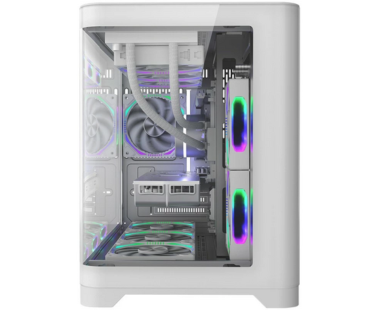  Корпус 1STPLAYER UVIEW UV6 White (UV6-WH) / mATX 