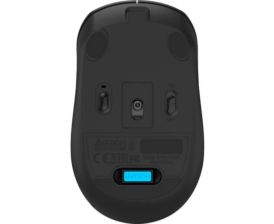  Мышь A4Tech Fstyler FG16CS Air2 черный оптич. 2000dpi silent беспров. USB для ноутбука 3but (FG16CS 